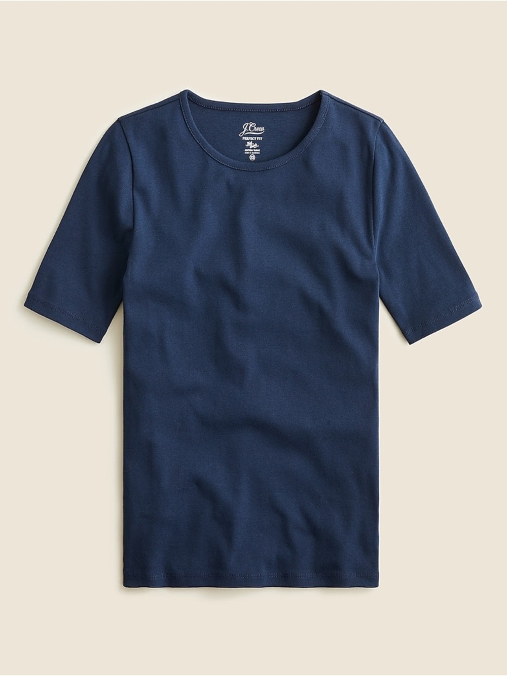 J crew Slim perfect fit T shirt cotton navy XXS